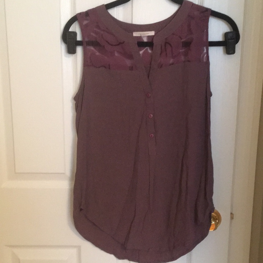 Never worn, Plum  colored sleeveless top